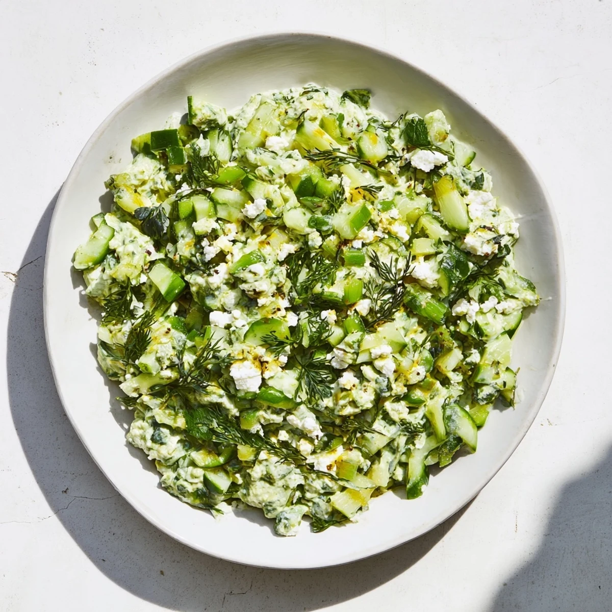 Fresh and creamy Green Goddess Cabbage Dip, served with colorful crunchy chips, perfect appetizer.