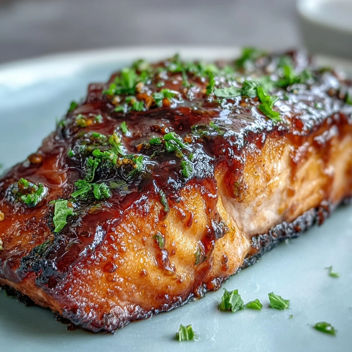 Juicy miso salmon rests on vibrant, garlicky sautéed spinach, ready to enjoy.