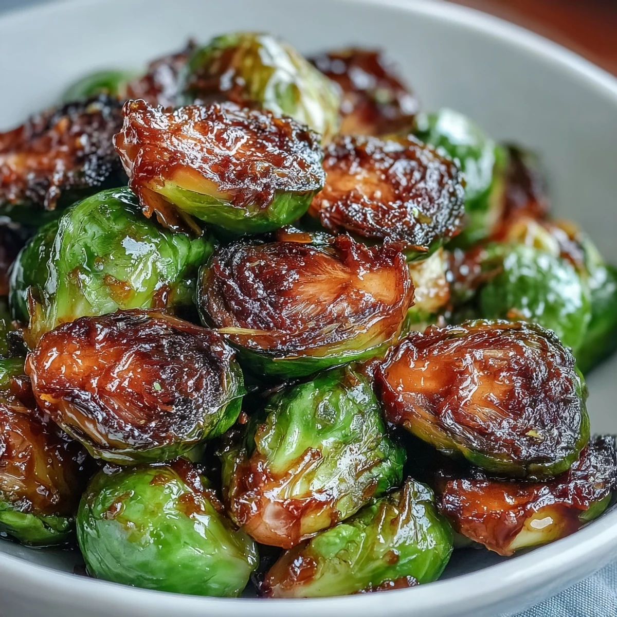 Sticky-sweet Irresistible Orange Maple Glazed Brussels Sprouts tossed with fresh orange zest and garlic glaze.