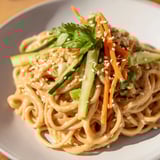 Cold Sesame Noodles Dish