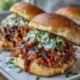 Pulled BBQ Chicken Sandwiches