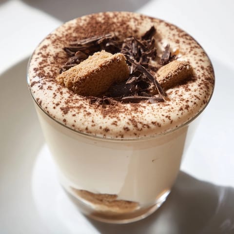 Velvety smooth Tiramisu Latte, a decadent coffee drink featuring creamy mascarpone and soaked ladyfingers.