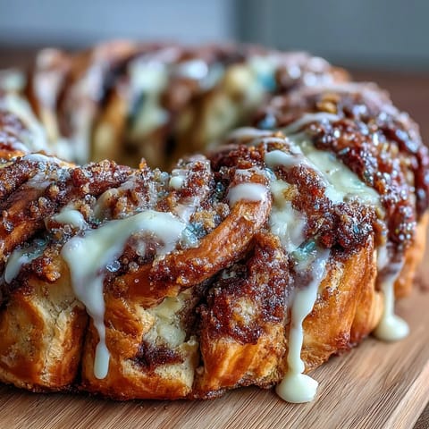 Mardi Gras King Cake Wreath
