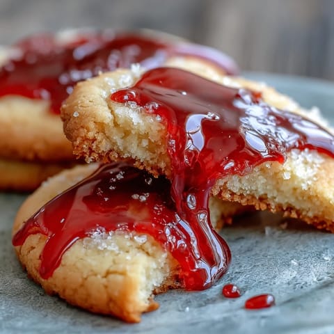 Vampire Bite Sugar Cookies