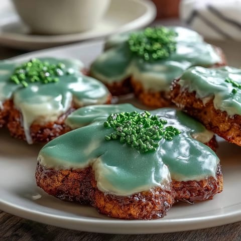 St Patricks Shamrock Sugar Cookies
