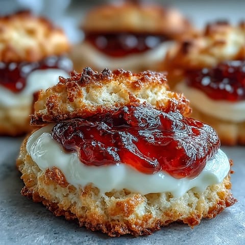 Clotted Cream Strawberry Cookies