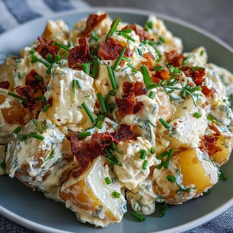 Classic Deviled Egg Potato Salad