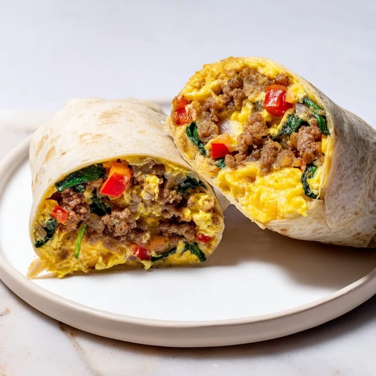 Golden-brown, satisfying Make-Ahead Breakfast Burritos, perfect for a quick, filling, and flavorful breakfast.