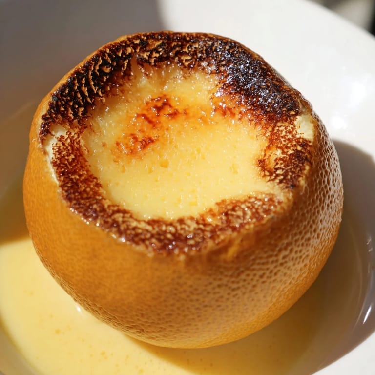 Enjoy the smooth, tangy Lemon Brûlée Posset dessert; a delicious, elegant treat with a crispy top.