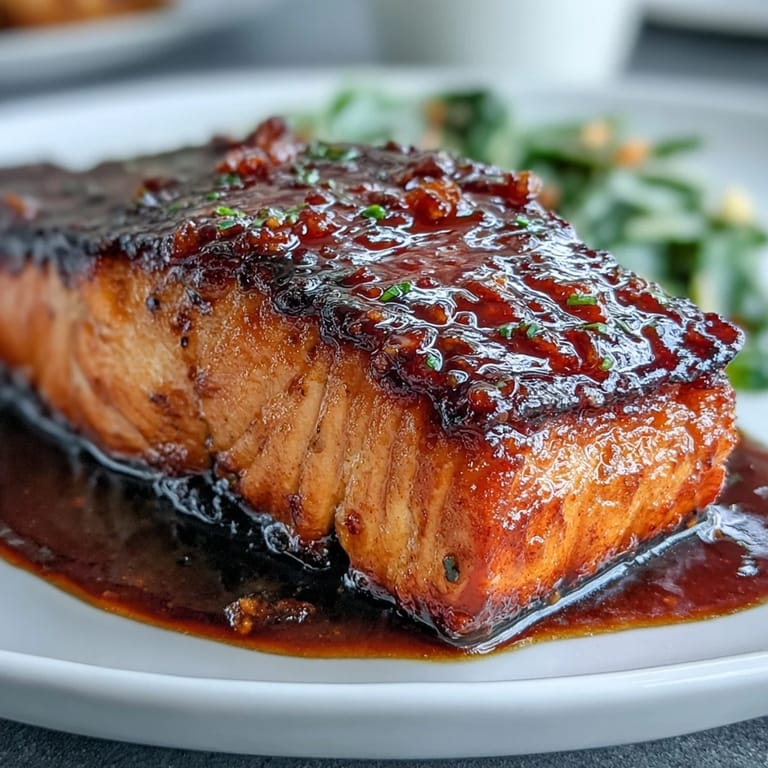Savory miso salmon dish with wilted spinach, a quick and healthy weeknight meal.