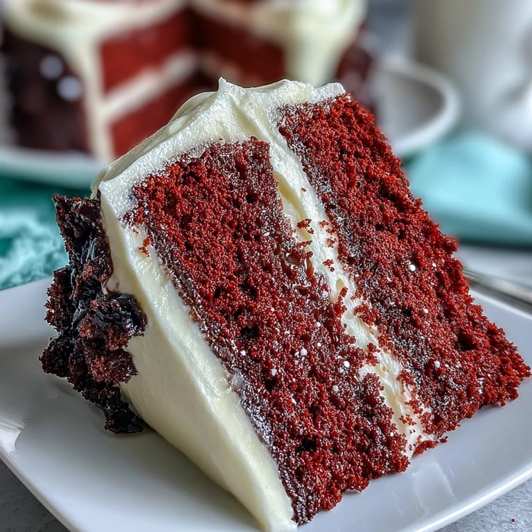 Sliced Betty Boop Cake reveals tender red crumb and tangy buttercream, perfect for a birthday dessert table.