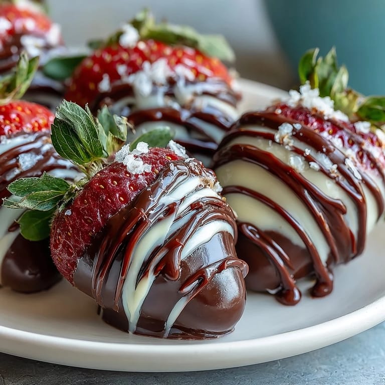 Decadent chocolate-dipped strawberries and colorful berries arranged on a festive Galentine's brunch charcuterie board with cheese.