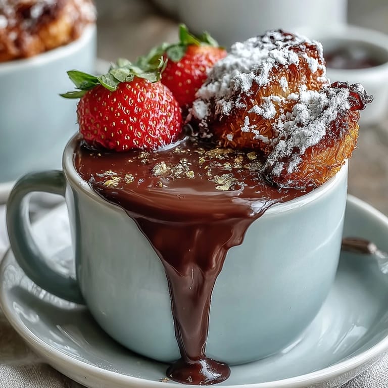 Elegant Dubai Chocolate Strawberry Cups with kataifi pastry, rich dark chocolate layer, and luscious pistachio cream topped with juicy strawberries and gold leaf.