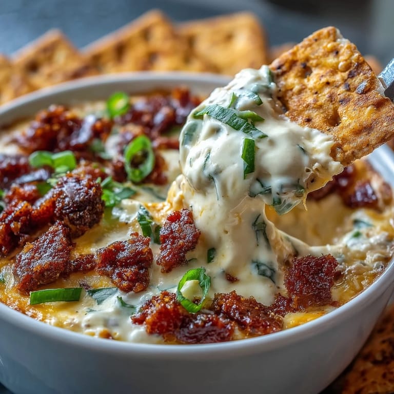 Warm Cinco de Mayo loaded queso dip served in a skillet with spicy chorizo, pico de gallo, sour cream, and tortilla chips.