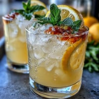 DIY Lemonade Bar with Flavor Syrups: A vibrant setup with chilled lemonade and colorful fruit syrups ready for mixing.